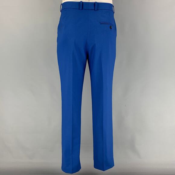 3.1 PHILLIP LIM Size 40 Royal Blue Wool Blend Notch Lapel Suit - Picture 6 of 11